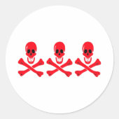 Sticker Rond Christopher Condent-Red (Devant)