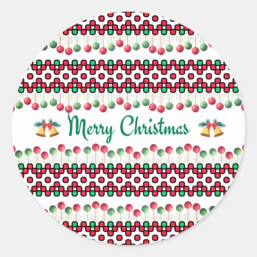 Sticker Rond Chritmas (Devant)