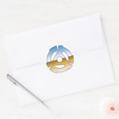 Sticker Rond Chrome 45 tr/min (Enveloppe)
