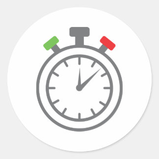 Sticker Rond chronomètre - minuteur d'alarme