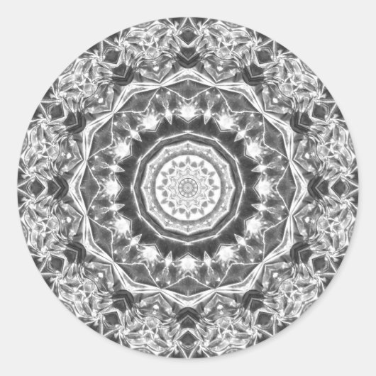 Sticker Rond Chrystal Kaleidoscope 04 (Devant)