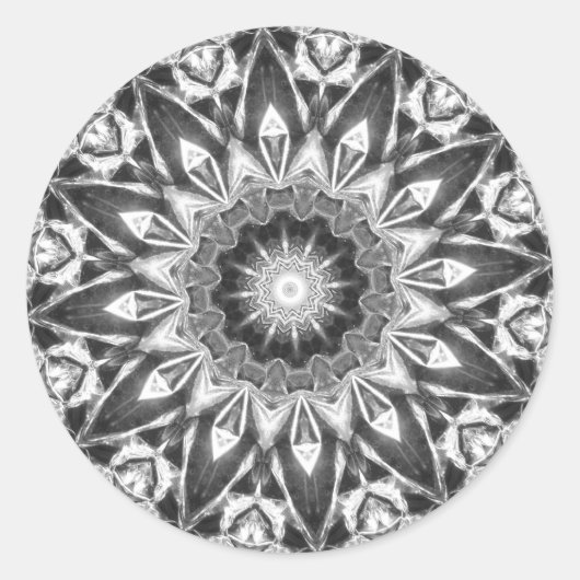 Sticker Rond Chrystal Kaleidoscope 05 (Devant)