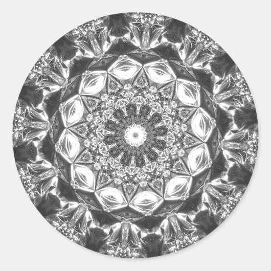 Sticker Rond Chrystal Kaleidoscope 07 (Devant)