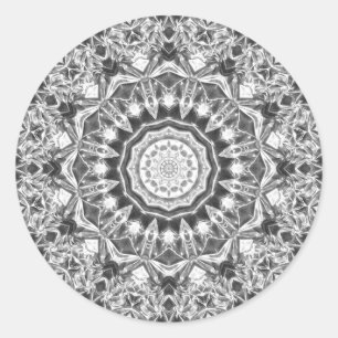 Sticker Rond Chrystal Kaleidoscope 08