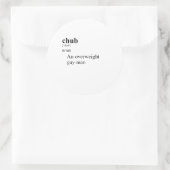 STICKER ROND CHUB (Sac)