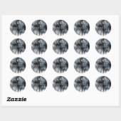 Sticker Rond Chuchotement (Feuille)