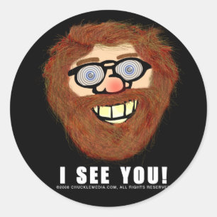 STICKER ROND CHUCKLE ROBERT_STICKER