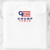 Sticker Rond CHUMP 2016 - Anti-Trump - (Sac)