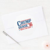 Sticker Rond Chump Dense 2016 - C'est un droit de plaisanterie (Enveloppe)