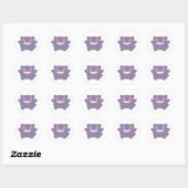 Sticker Rond Chunky Gengar (Feuille)