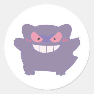 Sticker Rond Chunky Gengar