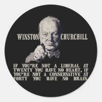 Churchill sur des conservateurs et des libéraux