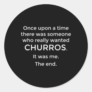 Sticker Rond Churro Churros