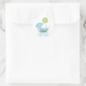 Sticker Rond Chut Porte-Bébé ! (Sac)