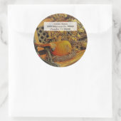 Sticker Rond Chute / Citrouille & Vin Bittersweet / Enveloppe P (Sac)