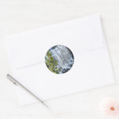 Sticker Rond Chute d'eau de Yellowstone (Enveloppe)