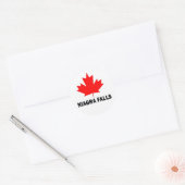 Sticker Rond Chutes de Niagra (Enveloppe)