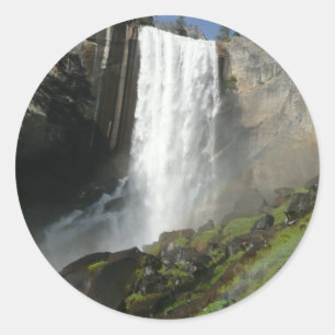 Sticker Rond Chutes de Vernal I dans le parc national de Yosemi