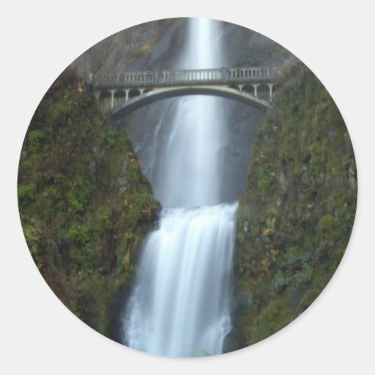 Sticker Rond Chutes Multnomah (Devant)