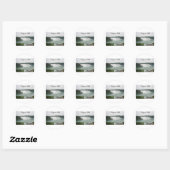 Sticker Rond Chutes Niagara (Feuille)