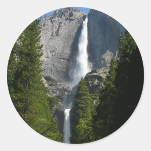 Sticker Rond Chutes Yosemite II du parc national Yosemite