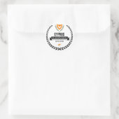 Sticker Rond Chypre (Sac)