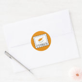 Sticker Rond Chypre (Enveloppe)