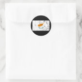 Sticker Rond Chypre vintage (Sac)