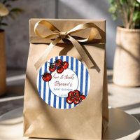 Ciao bébé tomate bleue faveur de baby shower itali