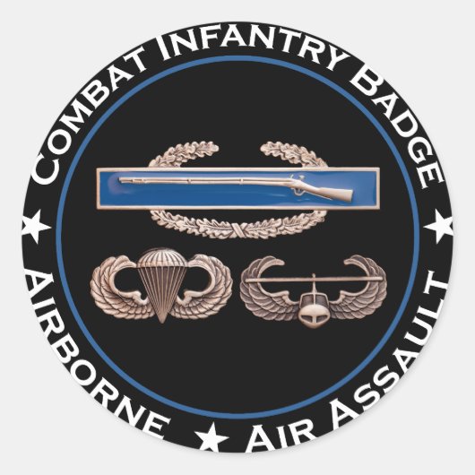 Sticker Rond CIB Air Assault (Devant)