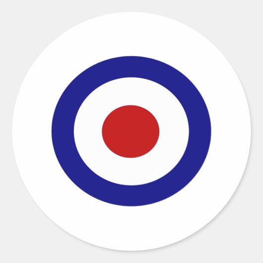 Sticker Rond Cible du mode (Devant)