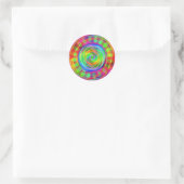 Sticker Rond Cible Tiedye (Sac)
