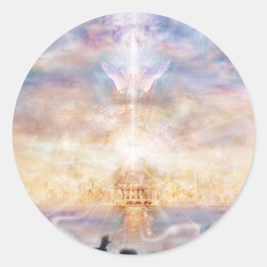 Sticker Rond Ciel (Devant)
