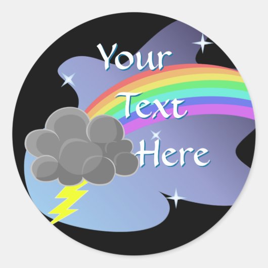 Sticker Rond Ciel (Devant)