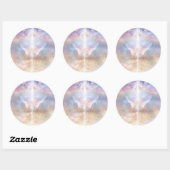 Sticker Rond Ciel (Feuille)