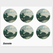 Sticker Rond Ciel 001 (Feuille)