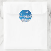 Sticker Rond Ciel bleu (Sac)