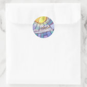 Sticker Rond Ciel en verre (Sac)