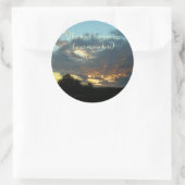 Sticker Rond Ciel sombre (Sac)