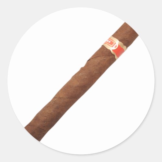 Sticker Rond Cigar cubain (Devant)