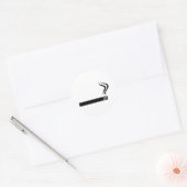 Sticker Rond Cigarette (Enveloppe)