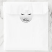 Sticker Rond Cils Extensions de cils Argent Beauté Sur mesure (Sac)