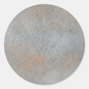 Sticker Rond Ciment En Béton Doux Avec Image En Argile