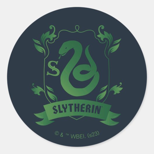 Sticker Rond Cimetière SLYTHERIN™ (Devant)