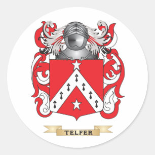Sticker Rond Cimier de famille Telfer (armoiries)