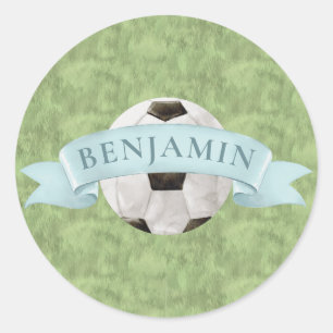 Sticker Rond Cimier de football