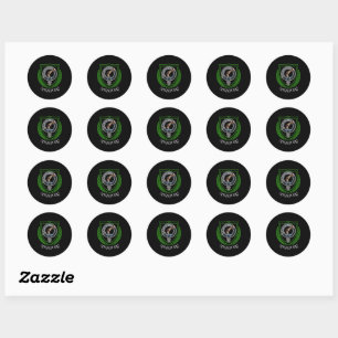 Sticker Rond Cimier du clan écossais Armstrong