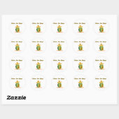 Sticker Rond Cinco De Mayo (Feuille)