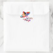 Sticker Rond Cinco de Mayo (Sac)