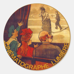 Sticker Rond Cinematographe Lumière